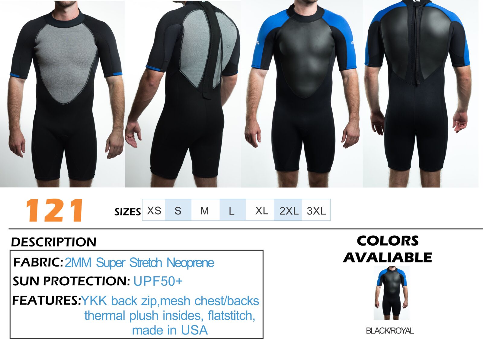 121 Ocean Tec Wetsuits and Rashguards Made in the USA