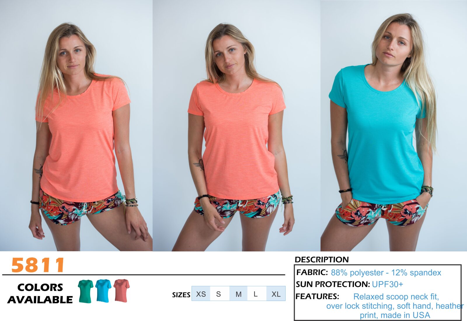 5811shirt template – Ocean Tec | Wetsuits and Rashguards Made in the USA